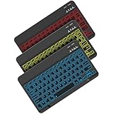 Bluetooth Keyboard, Backlight Wireless Rechargeable Keyboards for iPad Air, iPad Pro 13/12/11/10/9/8/7, iPad mini, Samsung Tablets, iPhone, Smartphone etc. - Portable Office Computer Accessories