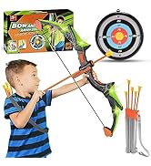 EUCOCO Pfeil Und Bogen Kinder, Spielzeug ab 6 7 8 9 Jahre Jungen Geschenk Junge 7-10 Jahre Spiele...