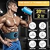 YEMIUGO Abs Muscle Trainer Flex Belt for Women Men, Upgrade No Need Replace Pad AB machine Abs Workout Equipment 6 Modes…