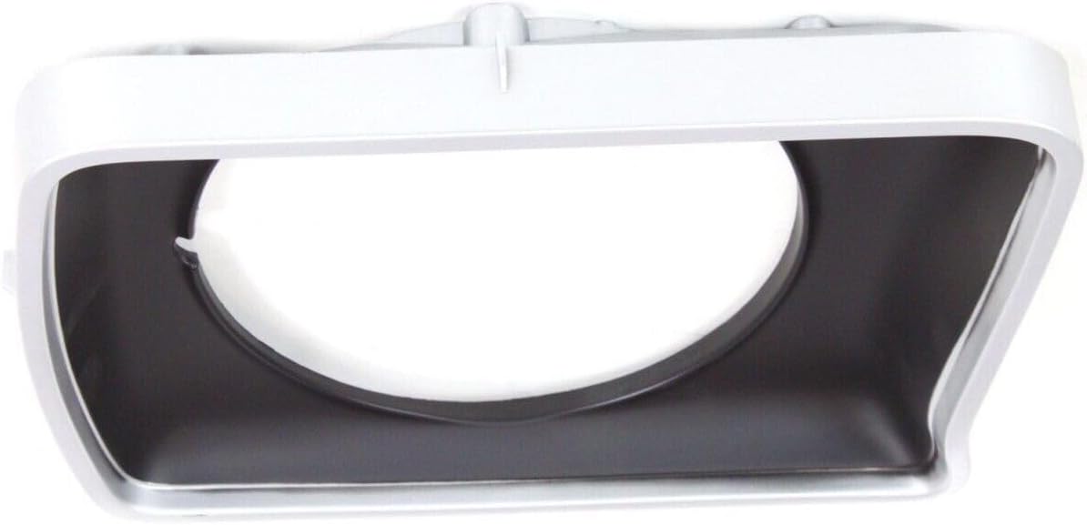 Headlight Door Bezel Doorezels Set of 2 Left-and-Right for Ford for F350 1978-1979 Pair Black