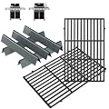 Grill Parts for Weber Genesis Replacement for Weber Genesis 300 SER (w/Front Control Knobs) Genesis E310 Accessories for Weber Cast Iron Grill Grate 7524 7528 65937 & Flavorizer Bars 7621 7620 62784