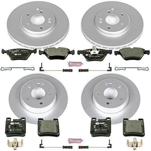 Image of Power Stop ESK6379 Front & Rear Euro-Stop Brake Kit Mercedes For Mercedes-Benz E320 1998-2003 [Model Specific]