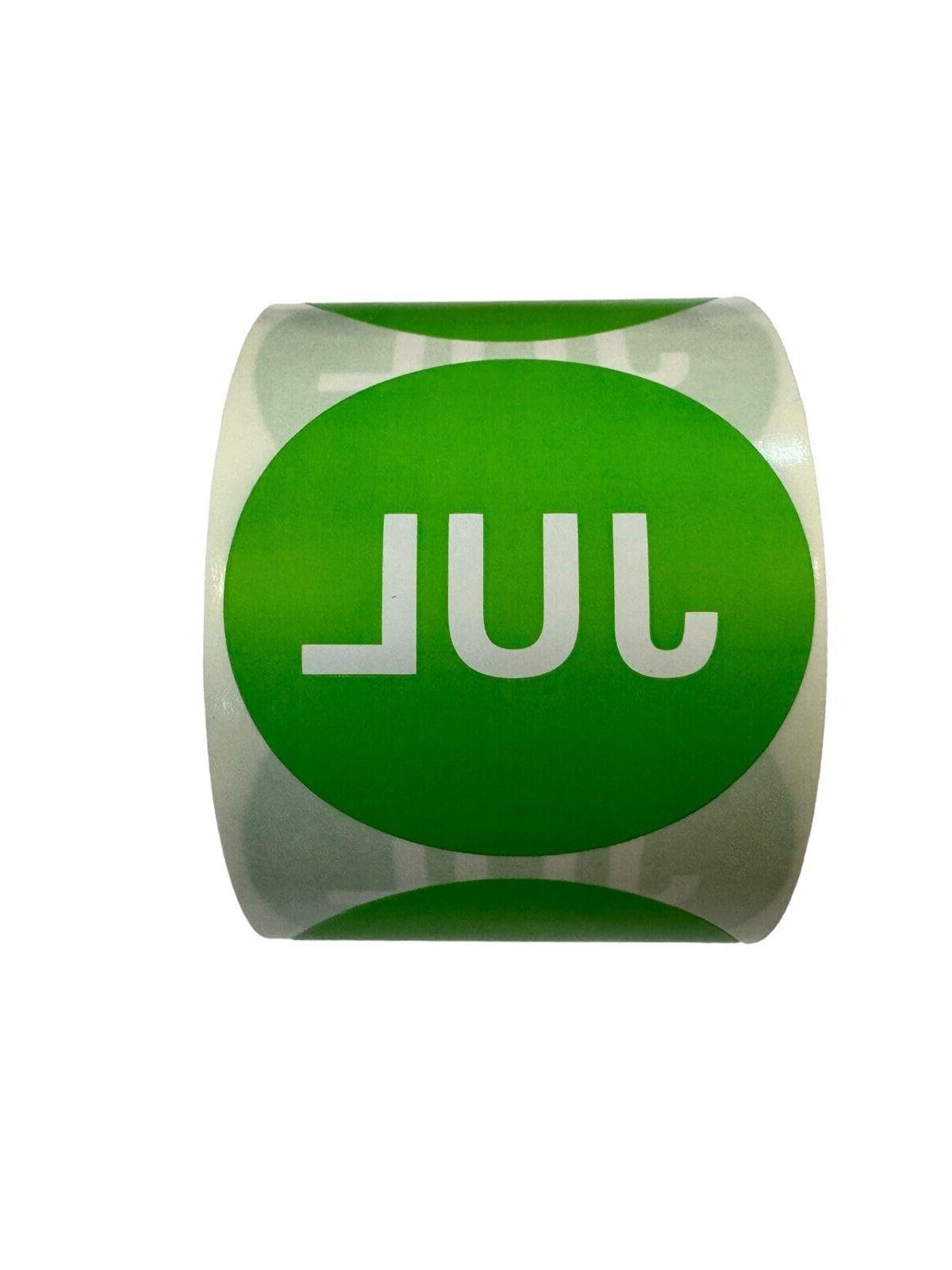 for 2 Round July Month of The Year Adhesive Inventory Labels 500 P/Roll (10 Rolls)
