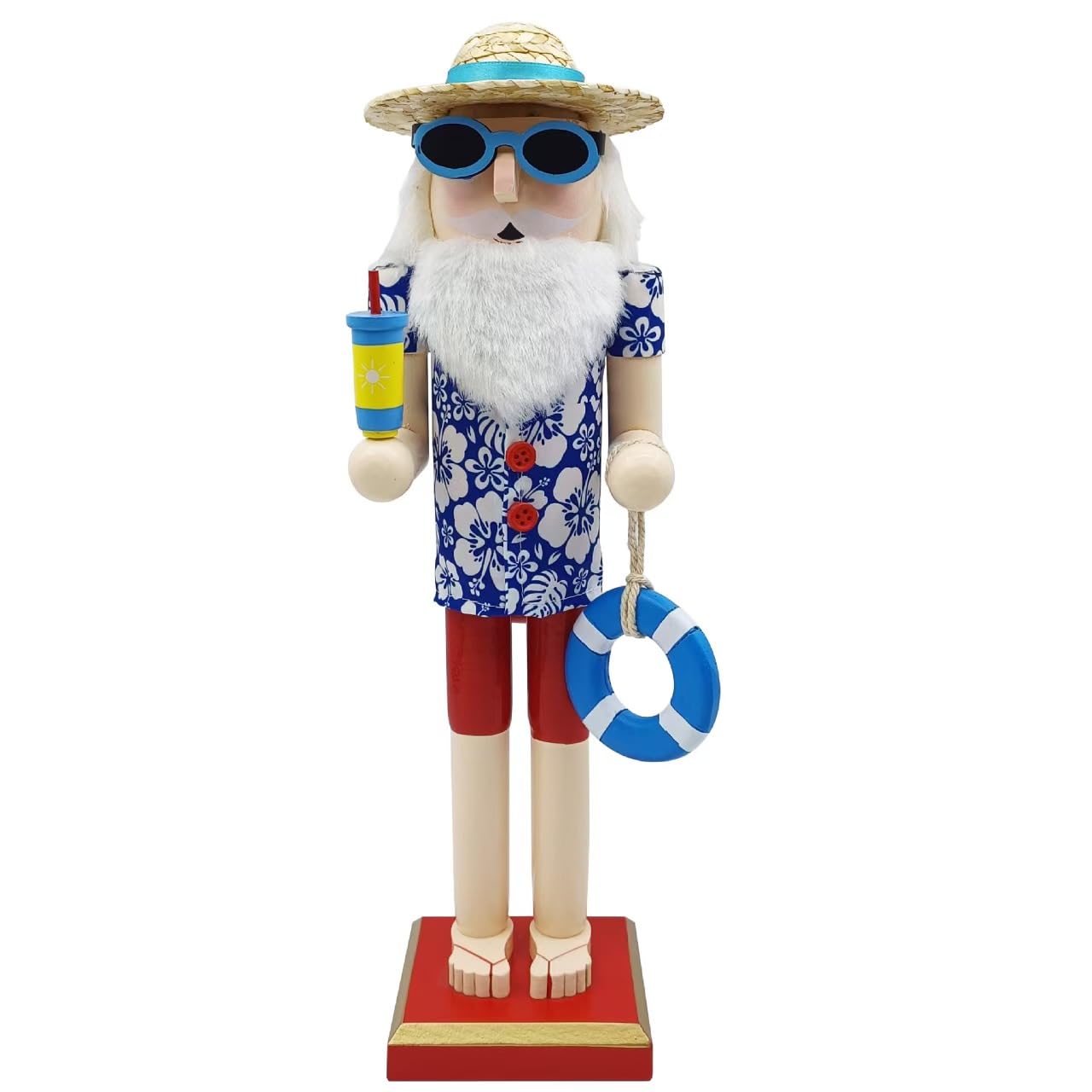 Amazon.com: Rekeell Beach Santa Nutcracker Collection, Hawaiian