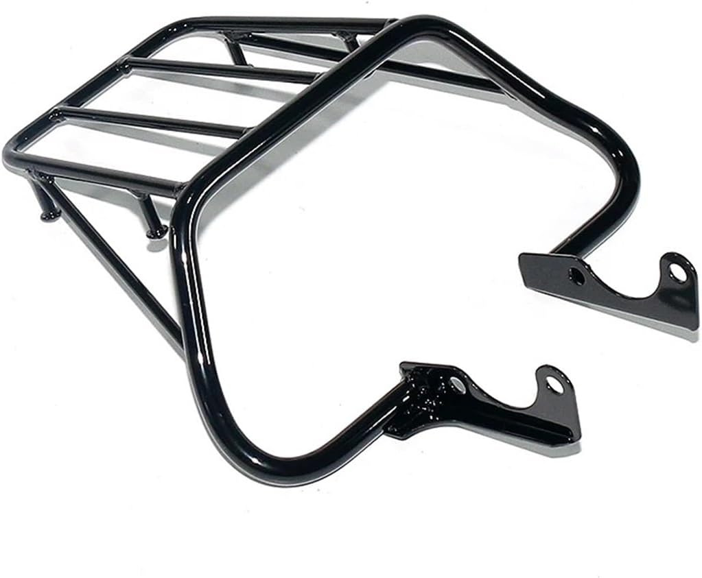 Motorcycle Rear Rack Rear Luggage Rack Frame Bracket Compatible with Bike Z50r Mini Bike(Black)