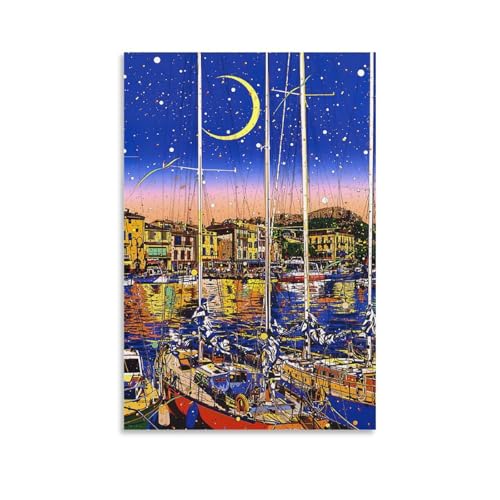 ��؉p�l�̍�i �s���}���`�b�N�ȍ`�t�A�[�g �|�X�^�[ �z�[������ �p�l�� �ǃA�[�g ����Ǌ|�� �G�� �ŉ� �|�p��i �C���e���A08x12inch(20x30cm)