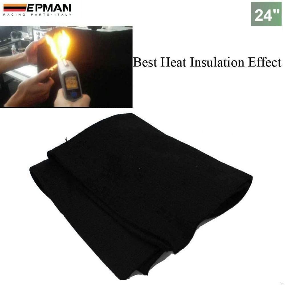 Car 24"x 24" x1/4 Carbon fiber welding blanket torch shield plumbing heat sink slag fire felt for VW Golf 4 EP-WRMB24I