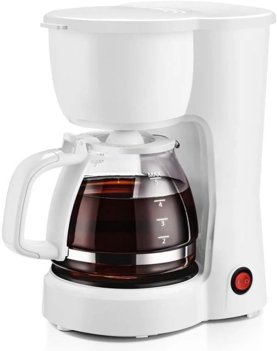 5 Cup Coffee Maker Removable Filter Automatic Shut-Off Easy Operation Keep Warm