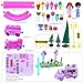 Pink Classic Train Sets for Toddlers|Musical Electric Train Toys with DIY Ice Cream Truck 3D Foam Puzzles Party Scene Building Kit for Girls Boys 3-5 Years Old Parent-Child Interaction Birthday Gift-A