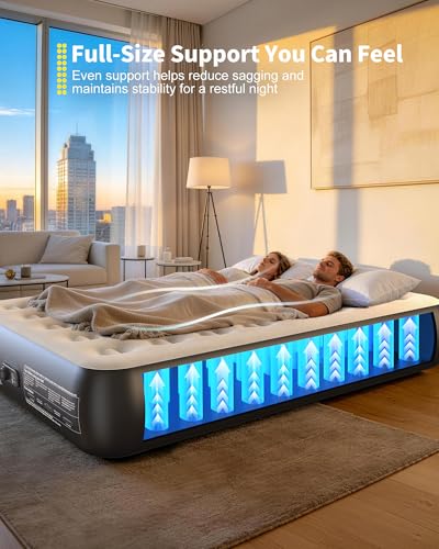 OhGeni Air Mattress Full with Built in Pump, 13