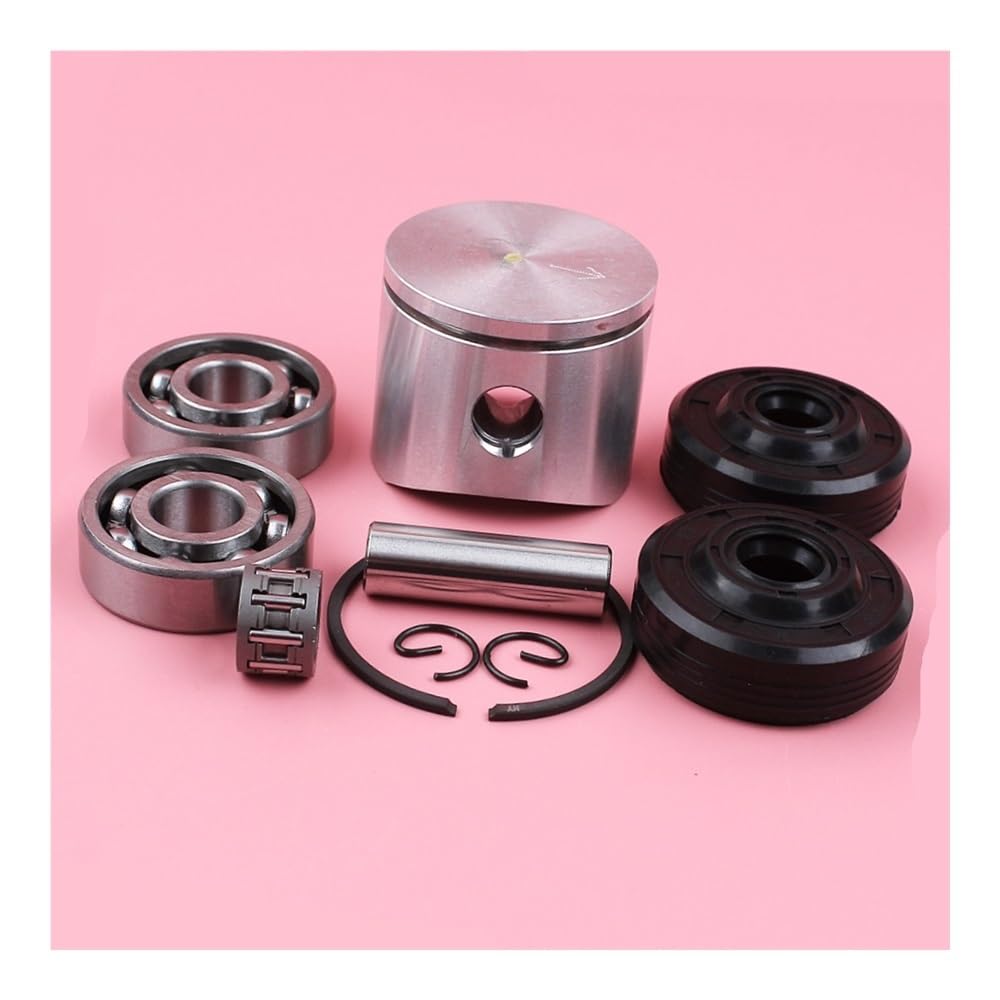 Anillo de Pasador de pistón de 40 mm, circlip, cojinete de cigüeñal, retén de Aceite, Aguja. Compatible con Piezas for Motosierra 41, 141, 141LE, 142 y 142E.