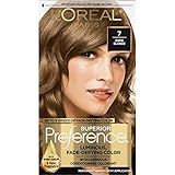 L'Oreal Paris Superior Preference Fade-Defying + Shine Permanent Hair Color, 7 Dark Blonde, Pack of 1, Hair Dye