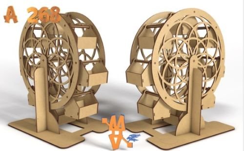 Kit per realizzare una ruota panoramica in legno