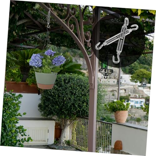 2pcs Tensores de Cable de Acero Inoxidable de Alta Resistencia para Flores, Diseño Compatible para Instalación Segura miniatura 6