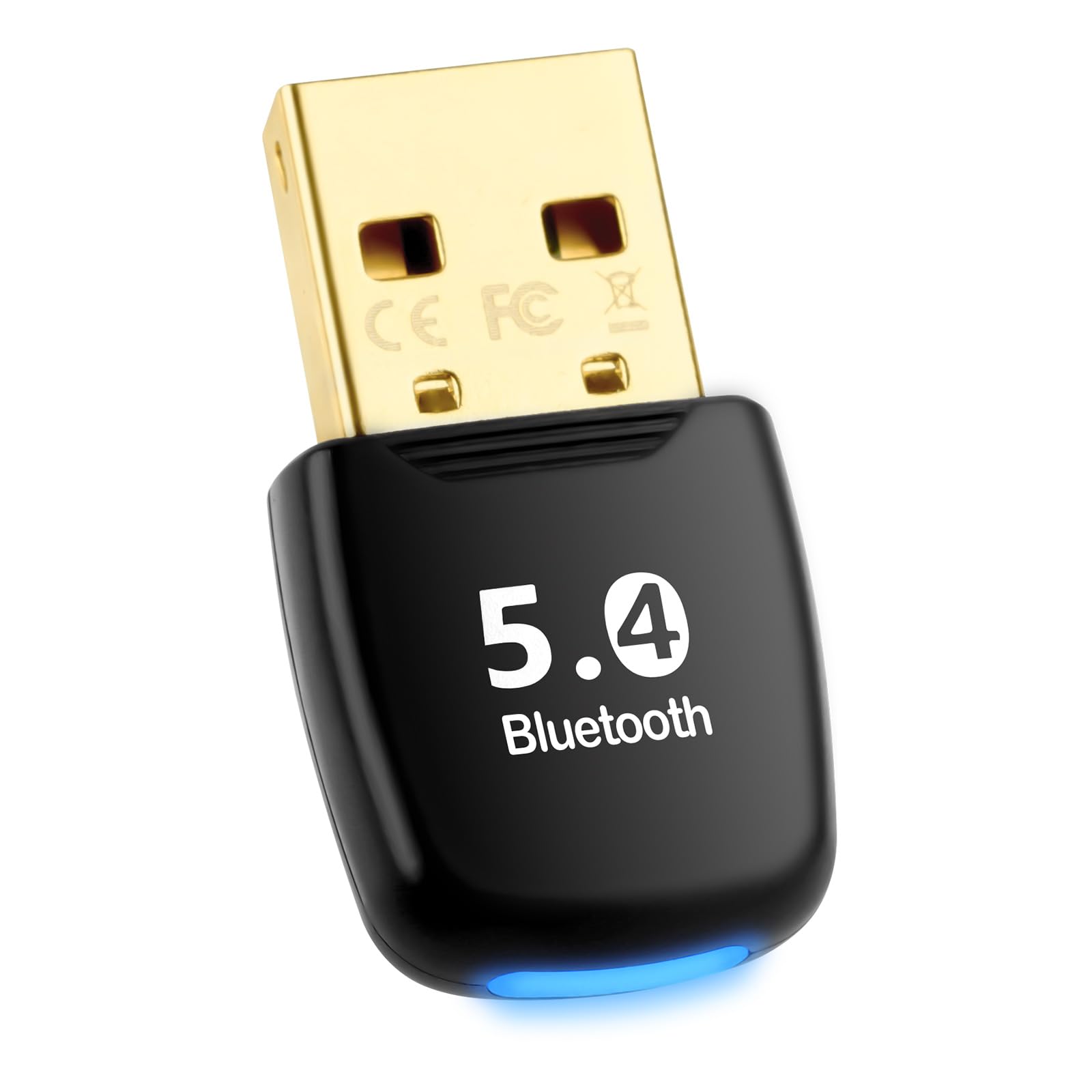 Bluetooth USB Bluetooth PC 5.4 Adaptador Bluetooth para PC Bluetooth Adapter Receptor Bluetooth PC Dongle Bluetooth USB PC Adaptador Bluetooth PC para Computadora Portátil para Win 8.1/10/11/7