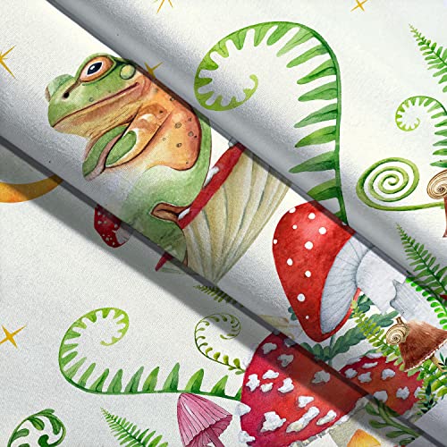 Goaok Mushroom Tapestry Forg Cottagecore Wall Tapestry Cute Forg Cottagecore Moon Stars Aesthetic Tapestry For Bedroom 70S 60S Botanical Plant Witchy For College Dorm Poster Blanket 60"X40" Black #TOP7