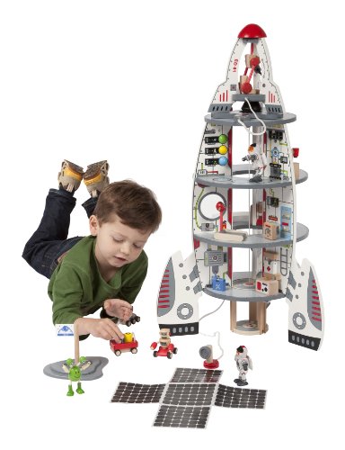 Hape Discovery Spaceship and Lift-Off Rocket