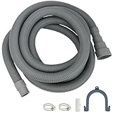 Yonality 3 metri Universale Tubo Flessibile di Scarico, Kit di Tubo Dell'acqua di Scarico ...