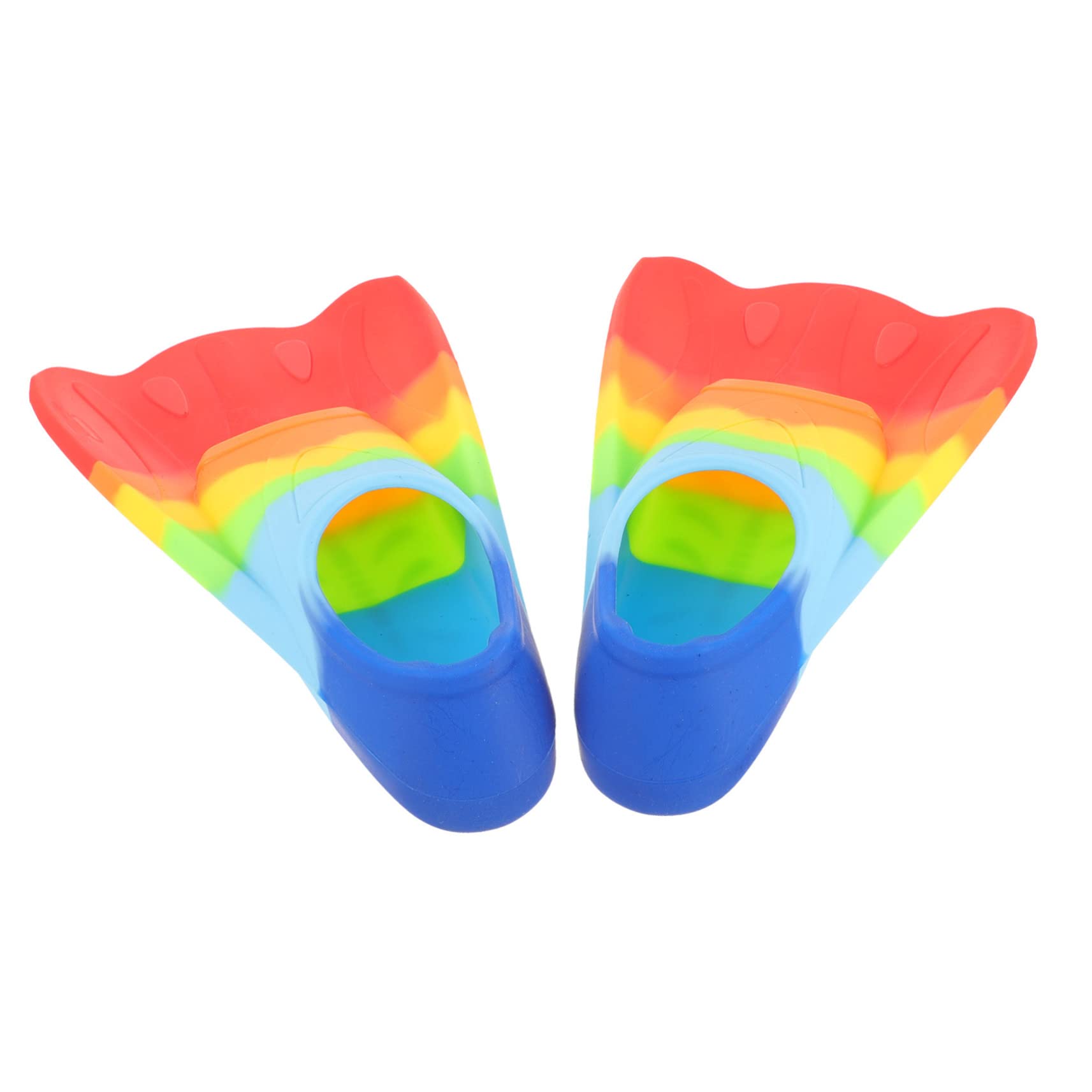 Toddmomy Pieds d'entraînement à la plongée Portable kiddikutter Piscine pour Enfants pour Les Femmes de Natation pour la plongée en apnée Gel de silice Colorful