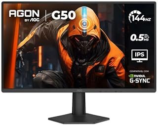 AOC Gamer 27G50F 27" LCD Monitor 1920x1080 Full HD, G-Sync/FreeSync Compatible, 144Hz, Black