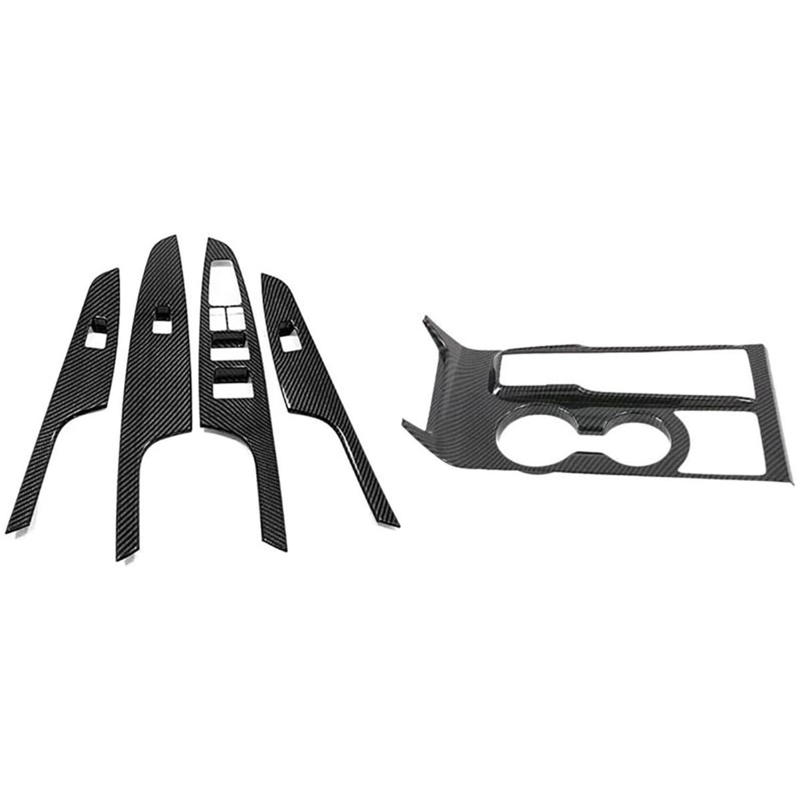 Car Interior Stickers for Hyundai for Tucson 2015-2019 Door Window Glass Switch Button Cover Trim Central Console Gear Shift Box Panel Cover Trim