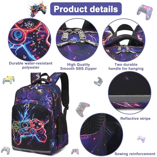 image for BTOOP School Backpack for Teens Large Bookbag Lightweight 17 inch Lapt