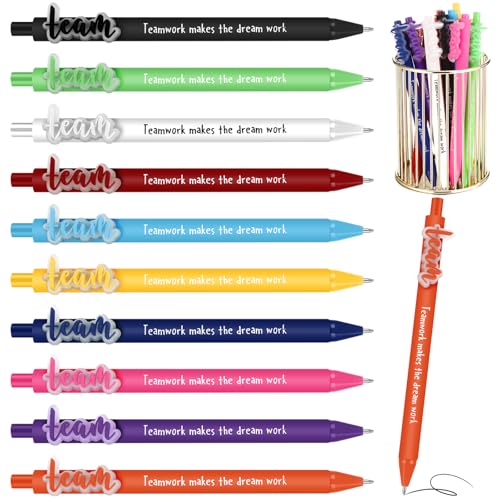 Lot de 20 stylos avec citations Sayglossy pour booster la motivation au bureau et à l'école