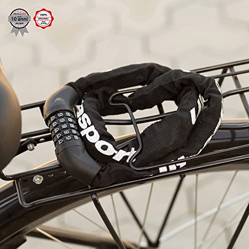 Ultrasport Lucchetto per bicicletta, codice a 5