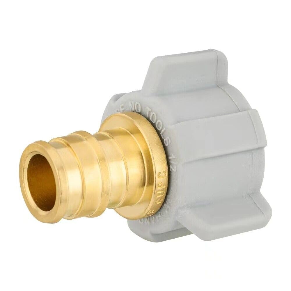 Adaptadores giratorios NPT hembra Pex A Expansion de 0.5 x 0.5 pulgadas, cable