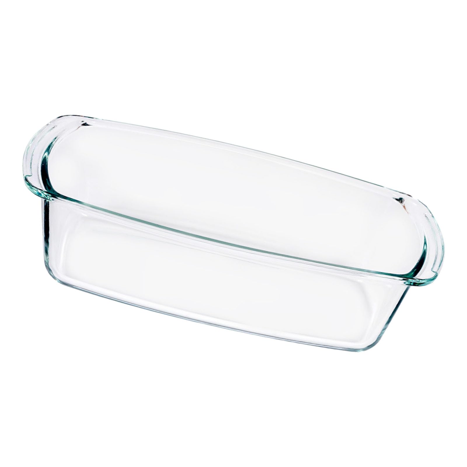 TRQQWPM Clear Rectangular Baking Sturdy Borosilicate Glass Safe Baking Container Perfect for Cheesecakes and Bread Clear