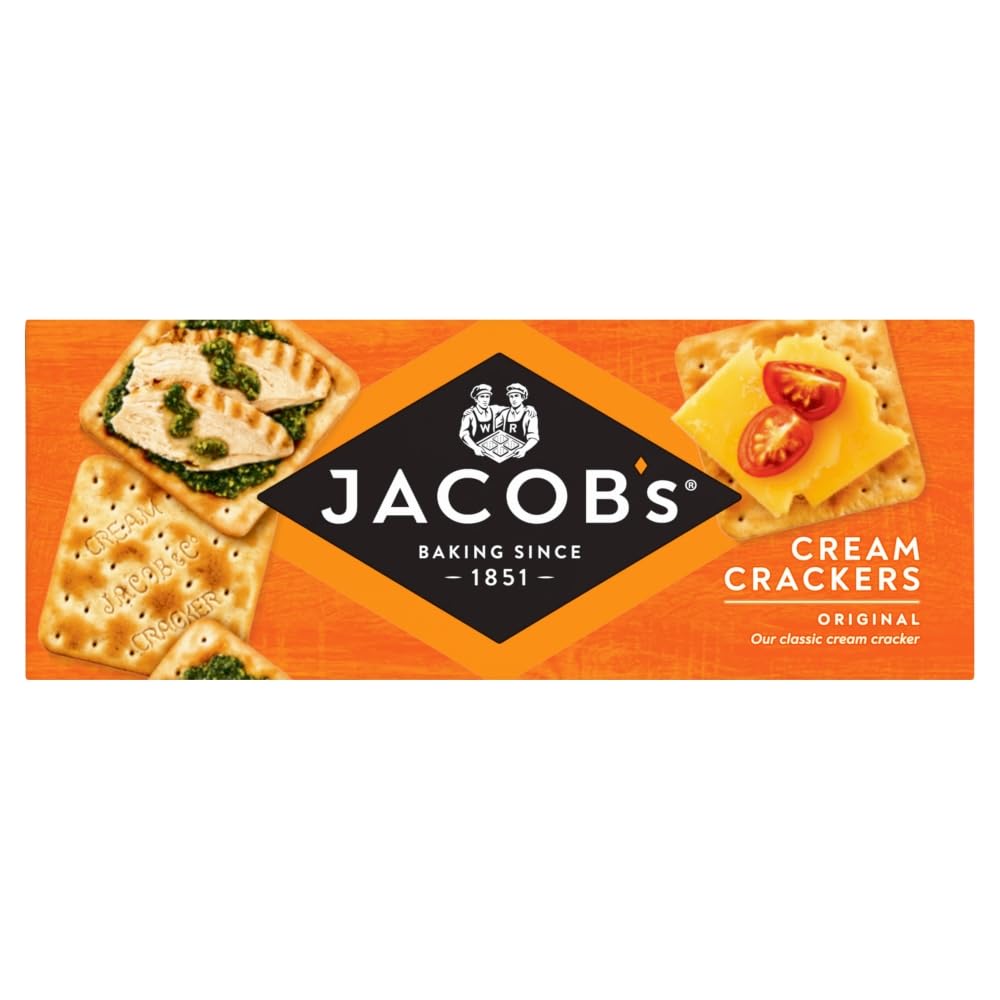 Jacobs Cream Crackers - Pack Size = 1x200g