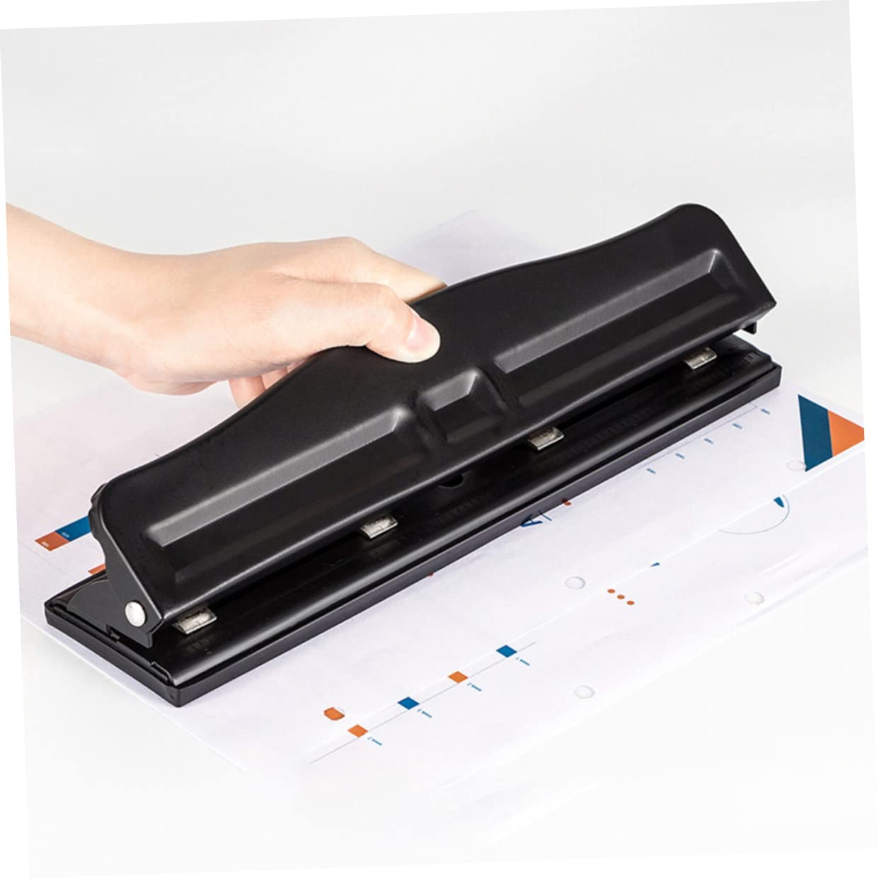 Tofficu Perforateur Manuel 4 Trous Pour Papier De Bureau Design Ergonomique Idéal Pour Lartisanat Et Les Projets