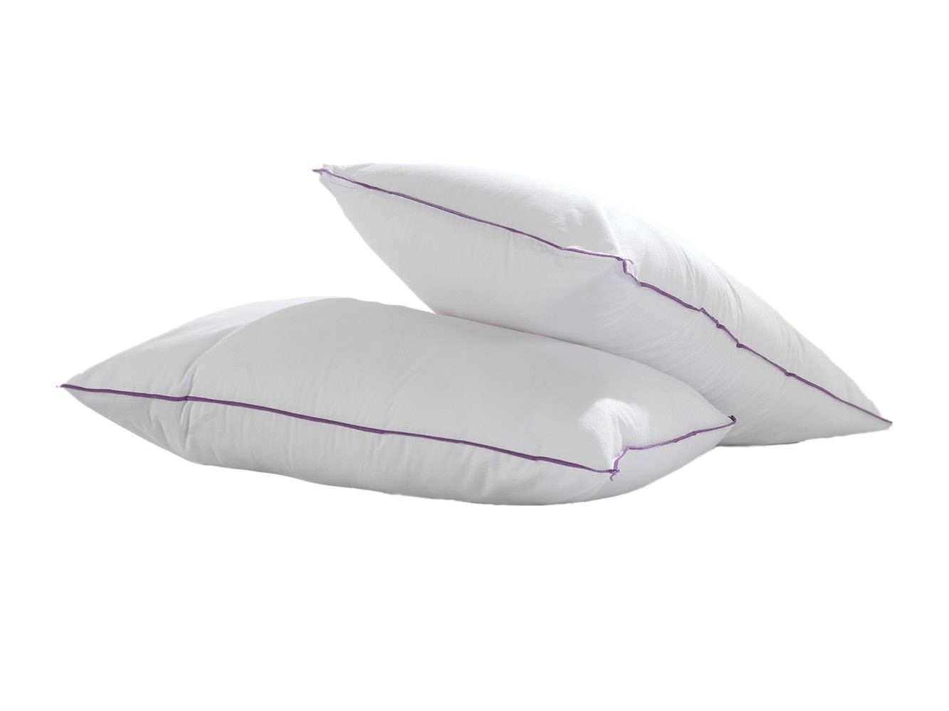 Eurotextiles Lavender Infused Pillow Pair - Soothing Sleep Aid