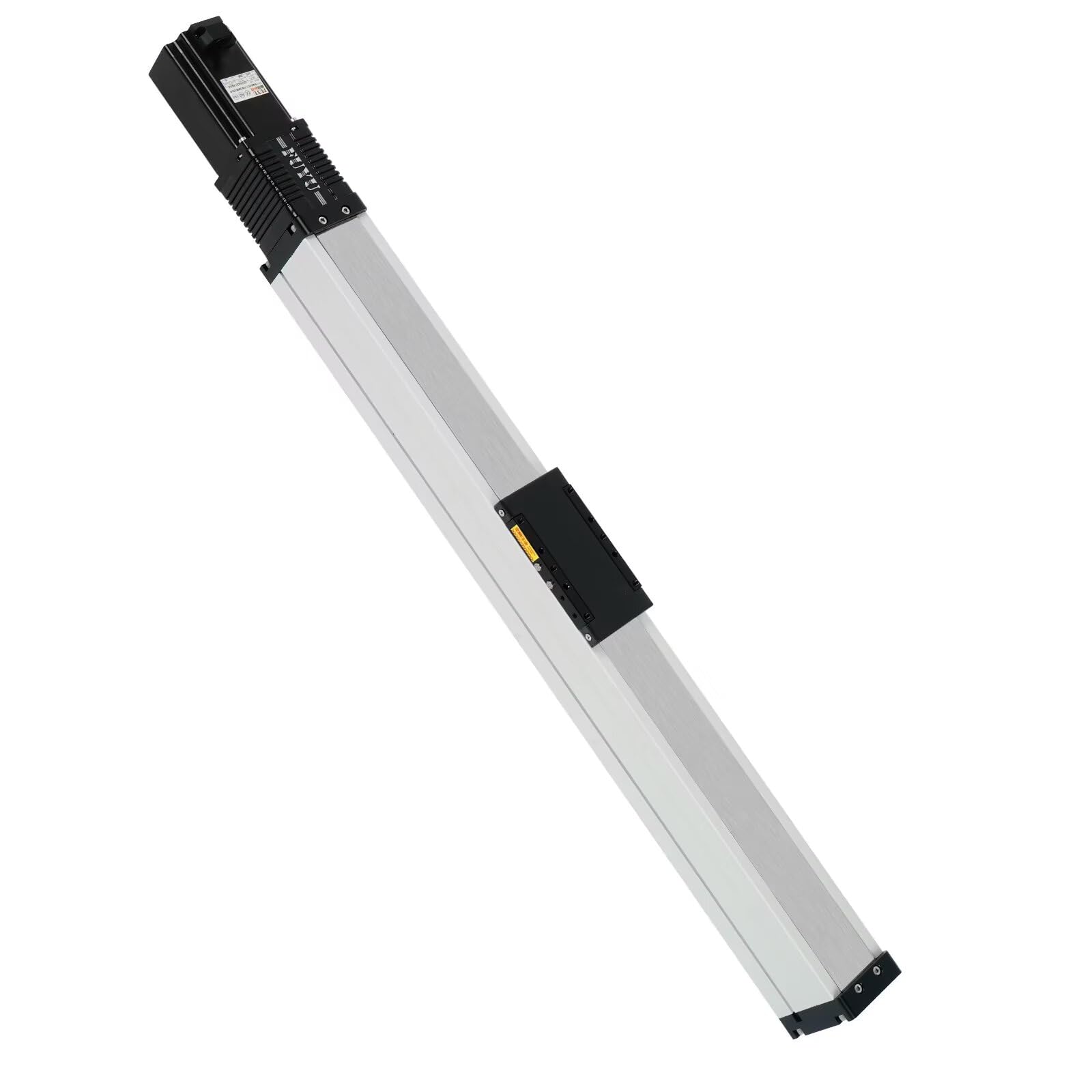 FUYU 40kg Load Ball Screw Linear Rail Guide CNC Slide Stage Actuator Motion Table Motorized Nema 24 Stepper Motor[100mm Stroke Work Size]