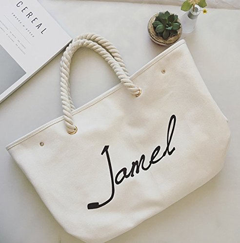 Sac fourre-tout en toile Journées d'été grand format chic - 4