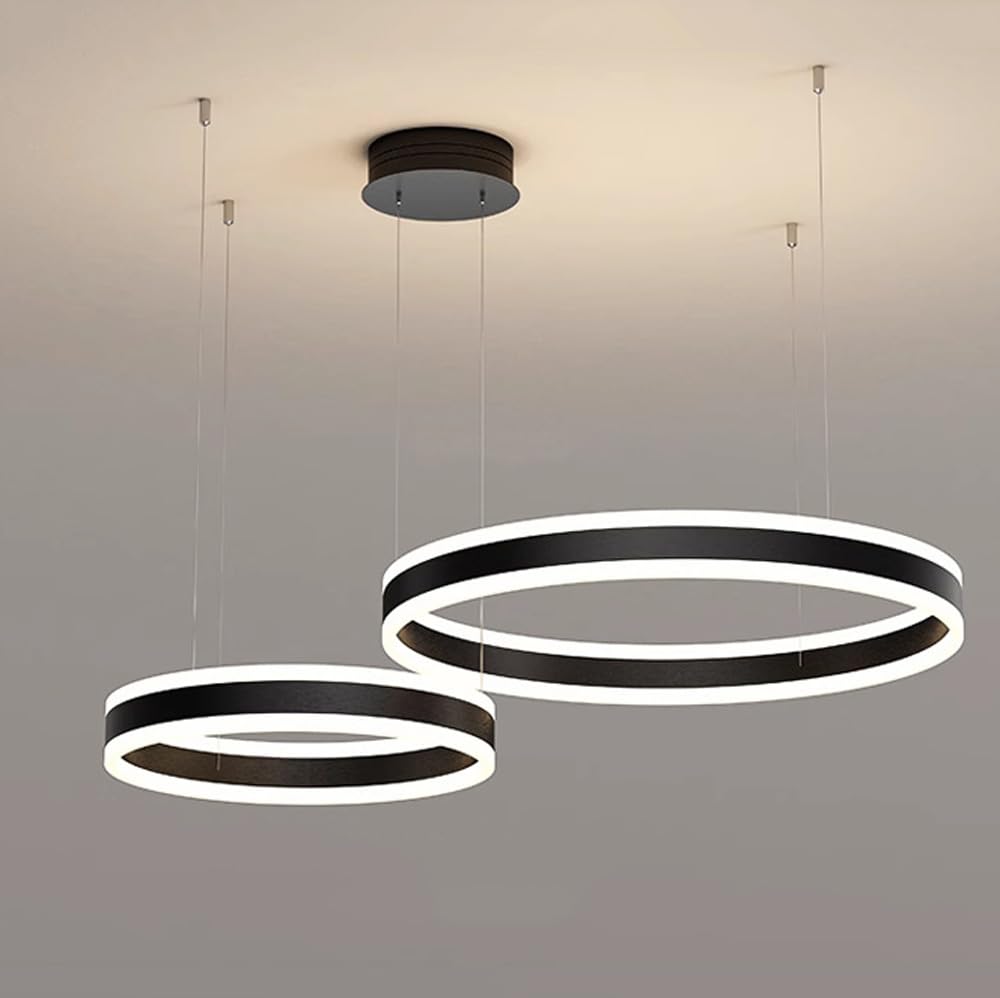 Suspension LED pour haut plafond et grand hall d'entrée moderne