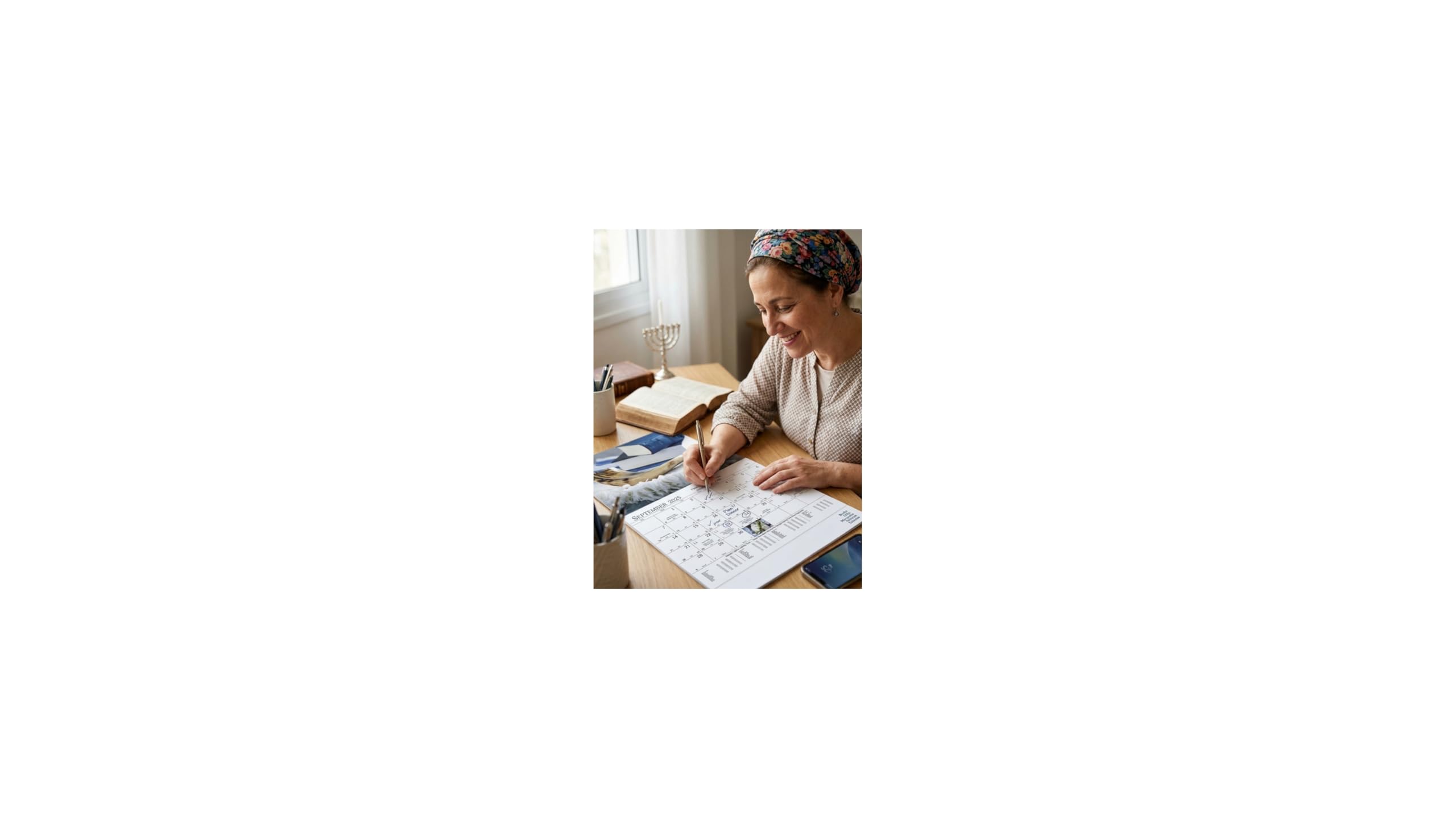 Jüdisches Jahr Wandkalender 5786/2025-2026