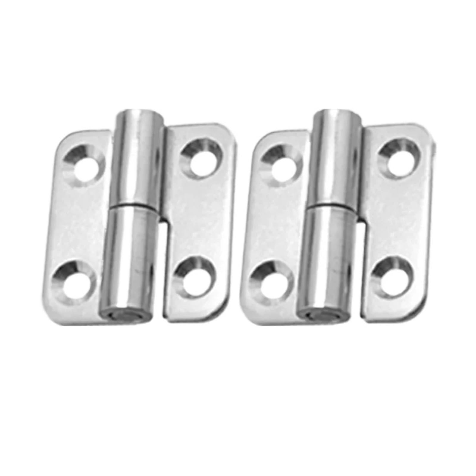 Aiqijohi 1.5 Inches-2Set Door Hinges 1-10Pcs Detachable Hinge Slip Joint Flag Lift Off Stainless Steel Removable Swing For Home Cabinets Wardrobes And Doors(1.5 Inches-2Set)