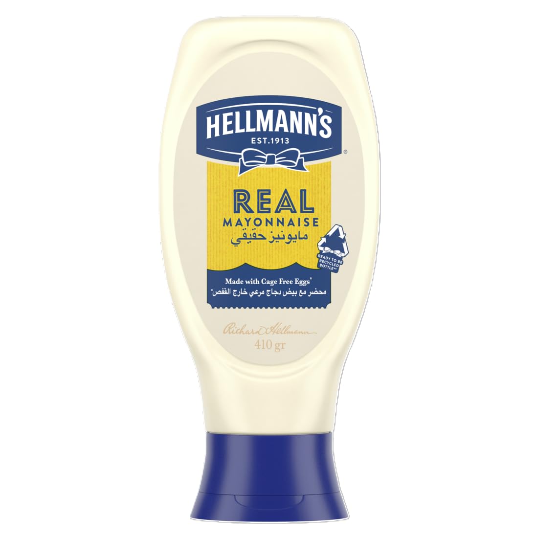 Mayonnaise, Ideal As A Dip, Dressing Or Spread, 100% Recycled Plastic Bottle, 410g