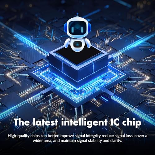 image for Jadeley 2025 Digital HD TV Antenna Outdoor, 1600+ Miles Long Ranges, D