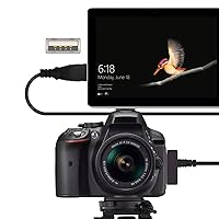 Vista 4 de cablecc Cable USB UC-E6 para cámaras réflex digitales Nikon COOLPIX S3000 S3100 S3200 S8000 S100 S203 S230 P7000 AW100