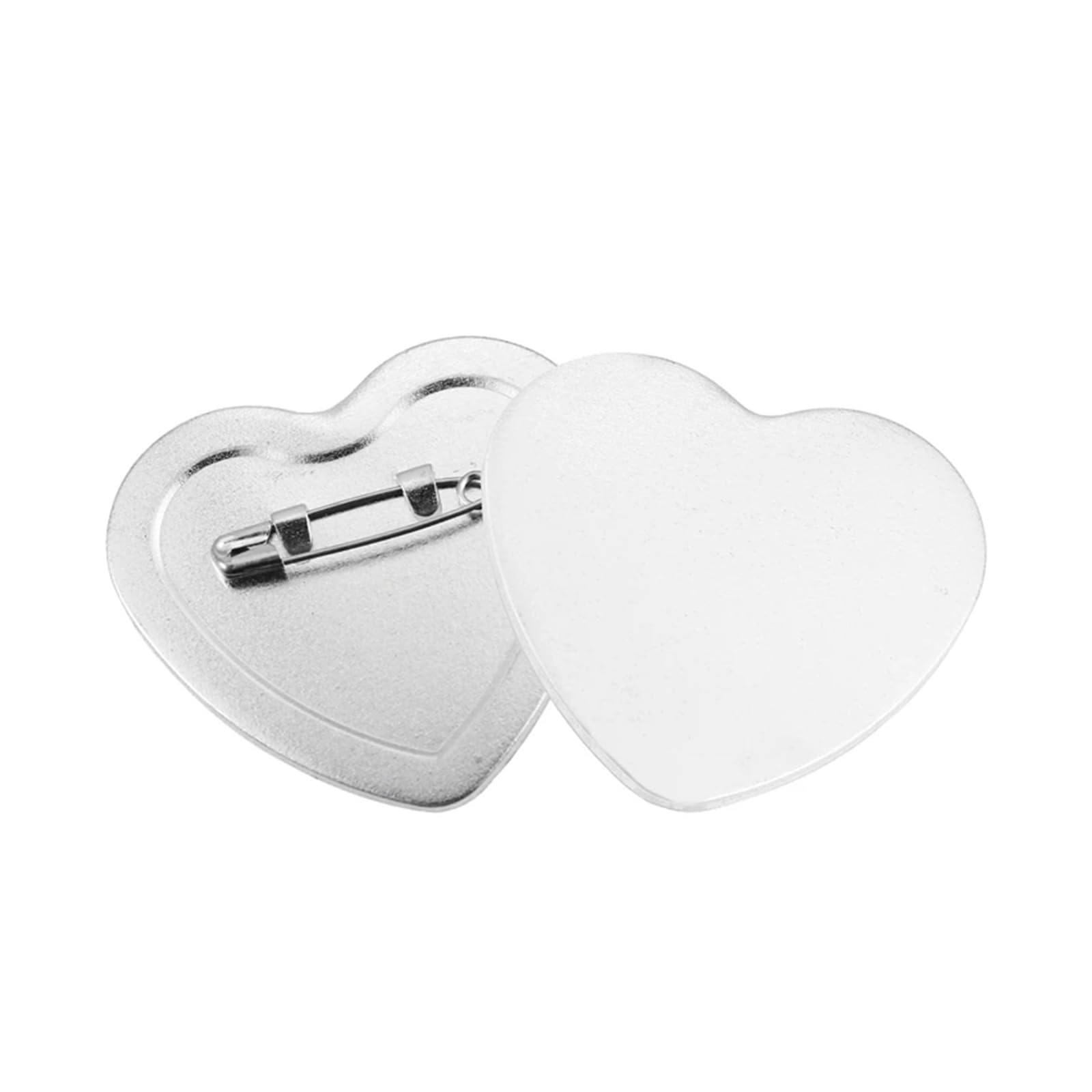 Machine à fabriquer des badges en forme de cœur, 100 pièces, accessoires for fabriquer des badges vierges en métal Compatible(100PCS Magnet Heart)