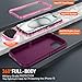 Pilaru for iPhone 15 Case :14FT Military Grade Droptection iPhone 15 Phone Case with 2Pc HD Screentector,Shockproof/Dustproof/Dropoftective Case for i Phone 15-Purple