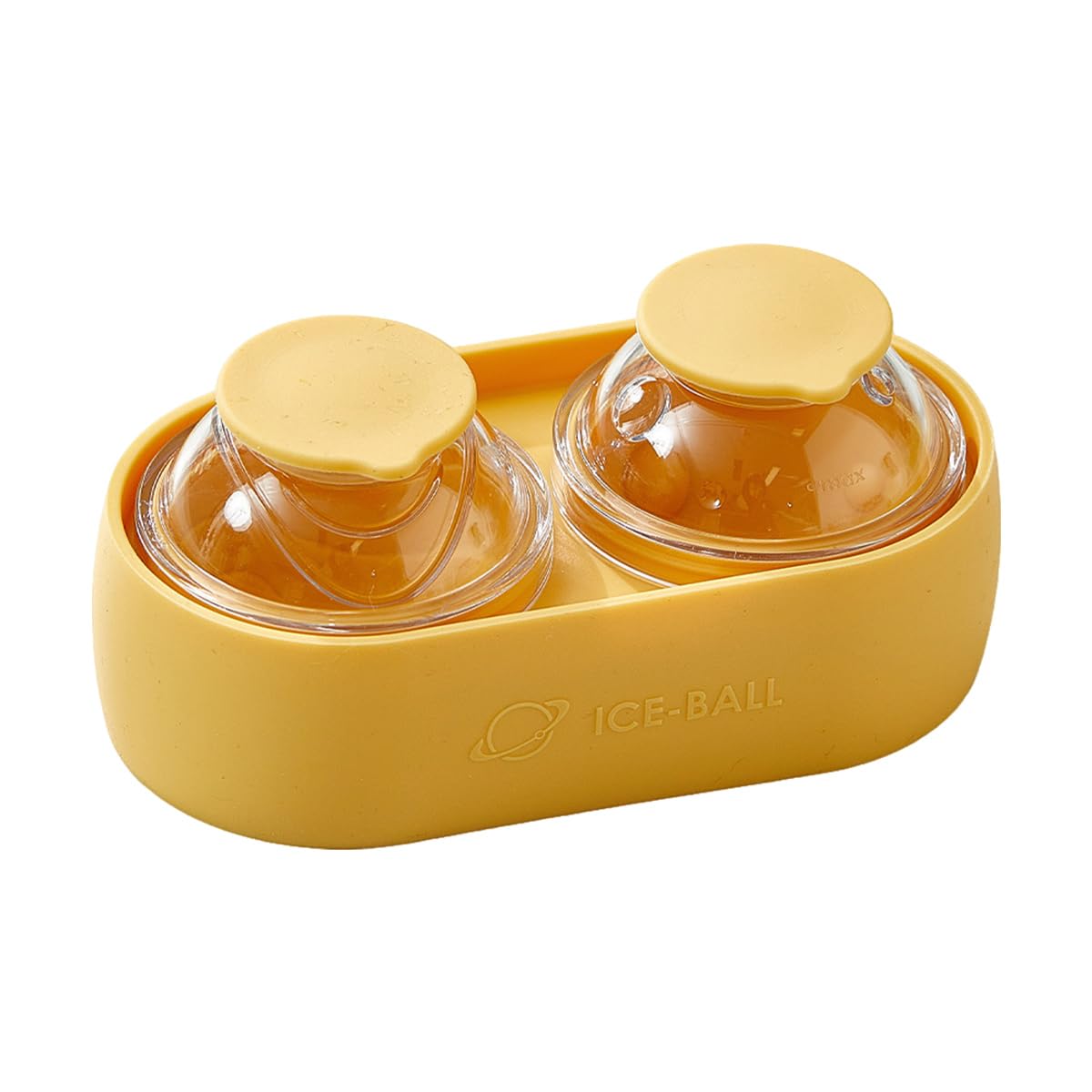 Stampo per cubetti di ghiaccio per cocktail di whisky, vassoio rotondo a sfera per bar di casa, stampo riutilizzabile per congelatore per campeggio all'aperto e feste, design a fusione lenta