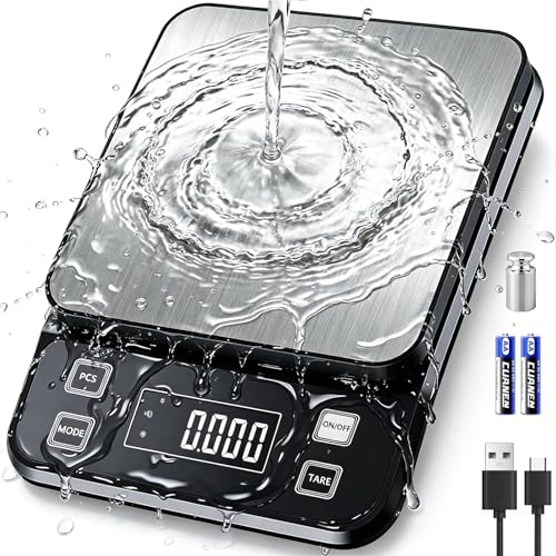 IPX7 Waterproof Food Scale 0.1g Precision
