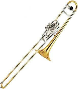 バルブトロンボーン Amazon | Bb/F トーン ピストン バルブ トロンボーン 白銅 スライド