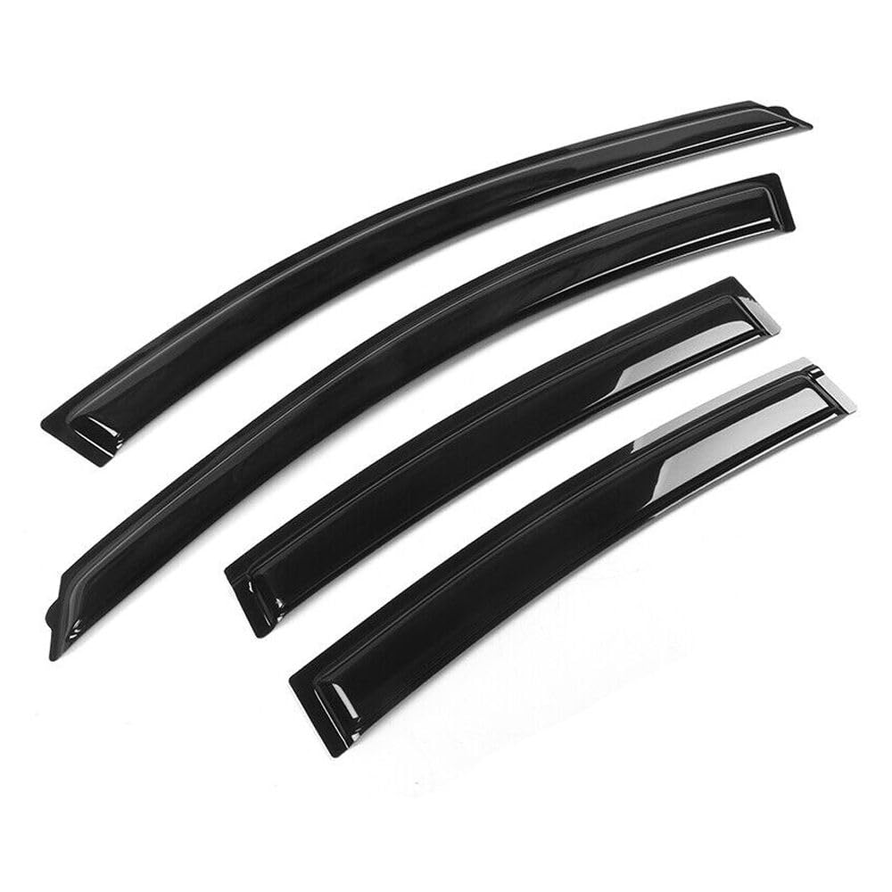 XIOUMAAN 8 Pieces - Window Visors Rain Sun Guard Vent Guard Acrylic for Chevy for Cruze 2010-2015