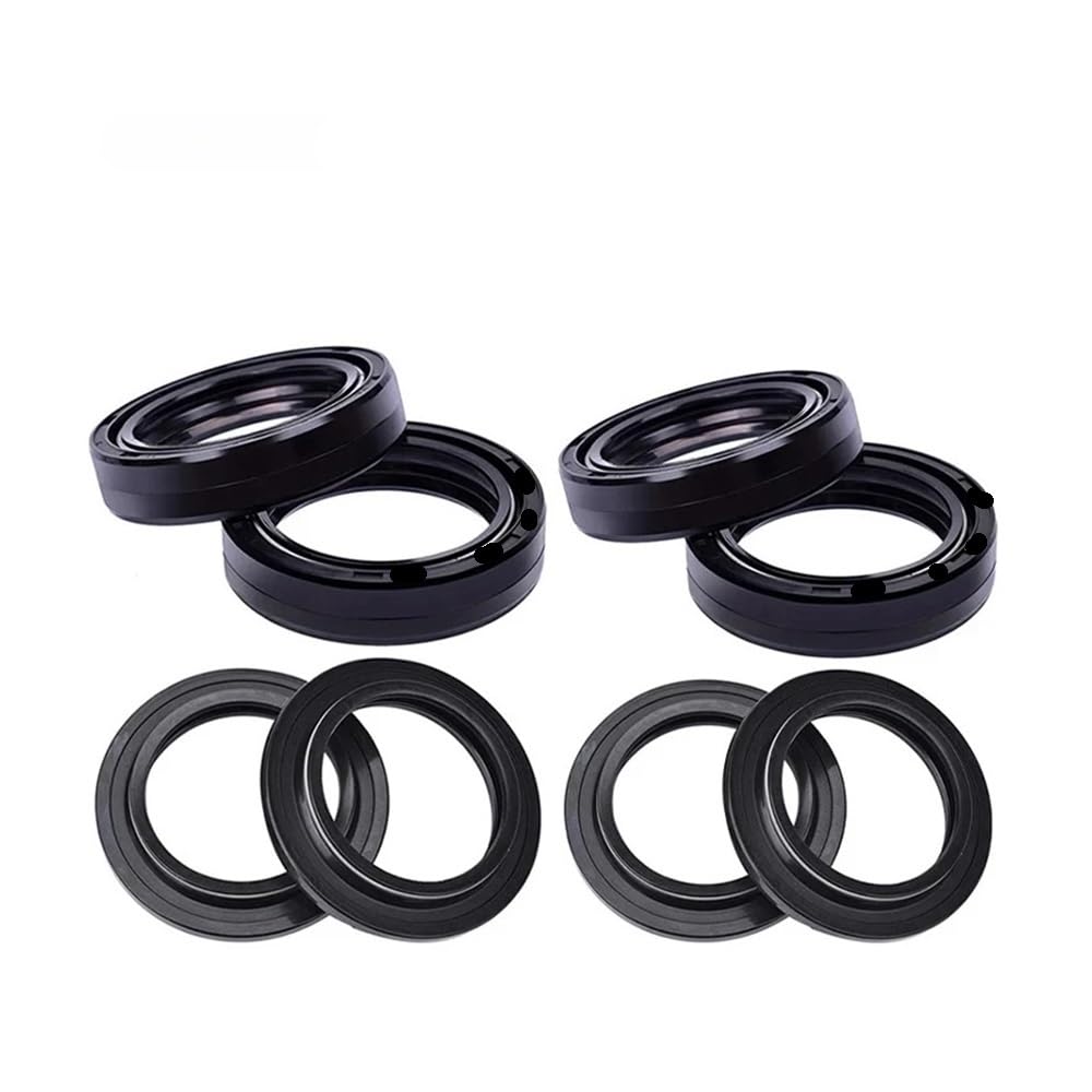 37x50x11 37 50 Motorrad Gabel Staub Öl Dichtung Fit for Suz RM 85 Mara 125 GZ TU 250 GS 650 700 750 VS750 XN85 GSX1000(4pc Seal 4pc Cover)