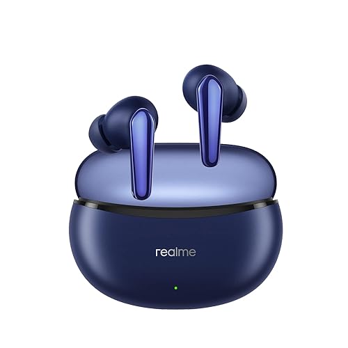 Immagine del prodotto Realme Buds Air 3 Neo Cuffie, Dolby Atmos, Massima Qualità Del Suono, Cancellazione Del Rumore Con Ai Per Le Chiamate, Bluetooth 5.2, Blu (Starry Blue)
