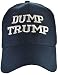 Dump Trump Hat Anti-Trump Navy Blue,One Size